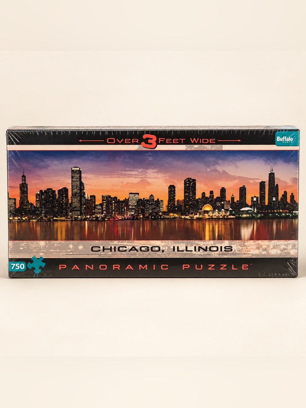 Buffalo Games Chicago Skyline Panoramic Puzzle 750 Pieces Sealed